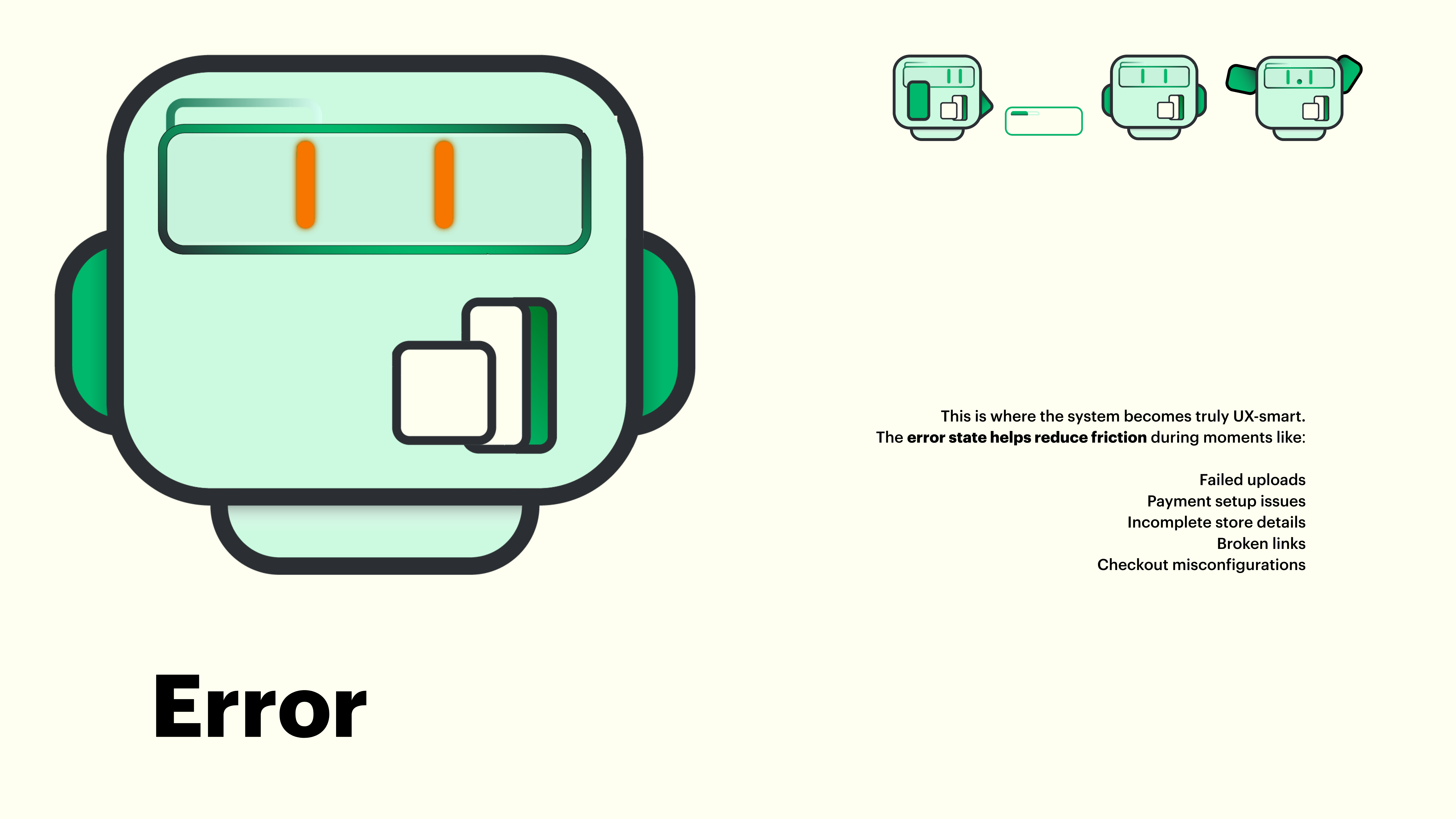 Bumpa — Error state full spread